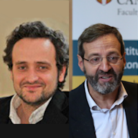 Professor Vasco Carvalho and Professor Giancarlo Corsetti